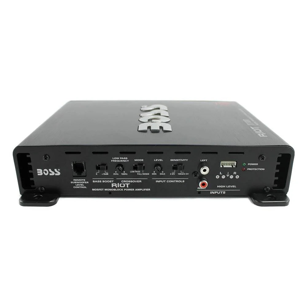 10" Box Subwoofers (2 Pack) with Amplifier and Wire Kit Q369