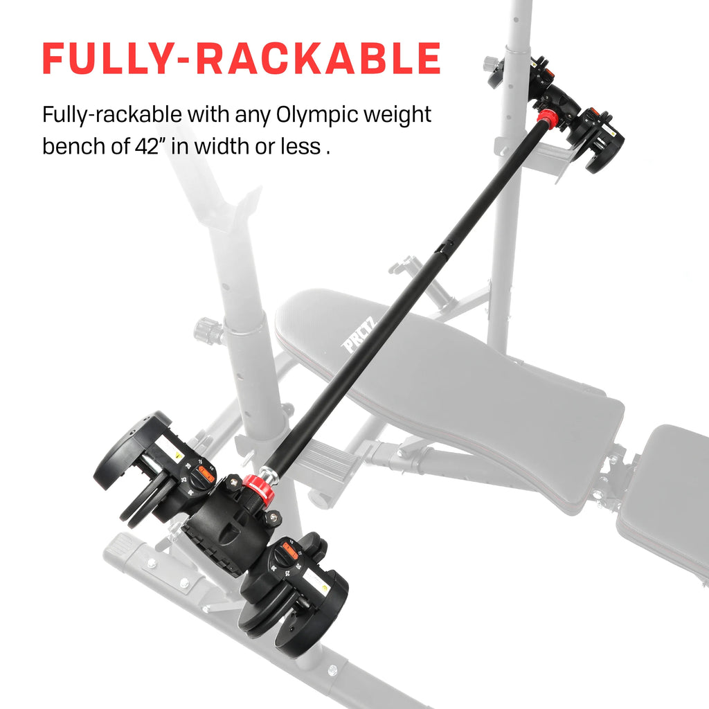 Adjustable Dumbbell to Barbell Converter, up to 200 lb. Capacity D32340