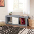 White 4-Cube Bookshelf Storage Cabinet O562
