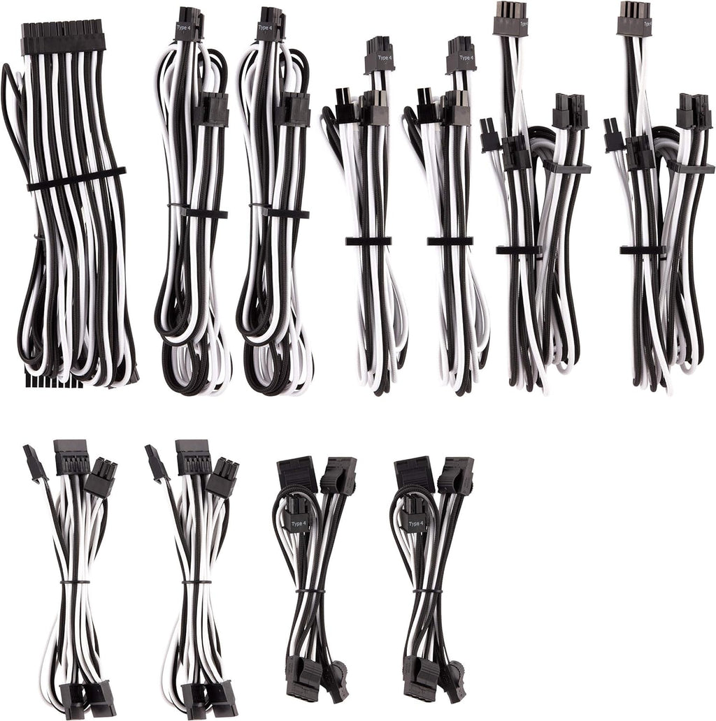 Blue Individually Sleeved PSU Cables Pro Kit Q288