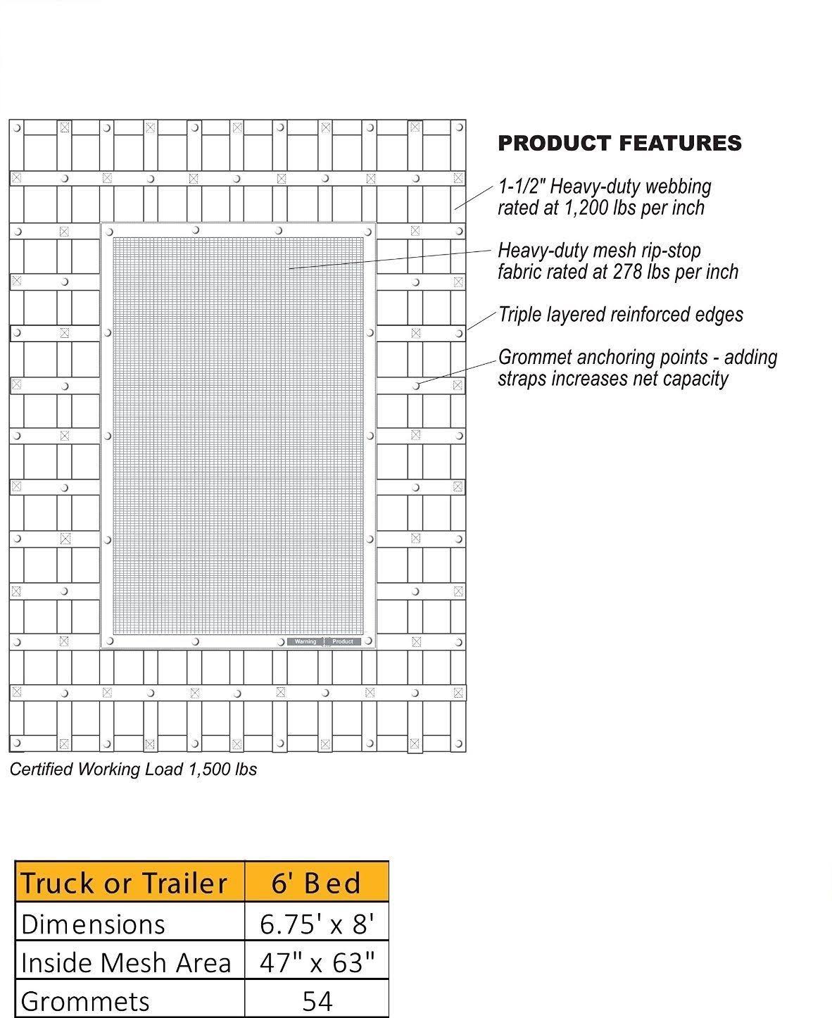 SafetyWeb Cargo Net R2875