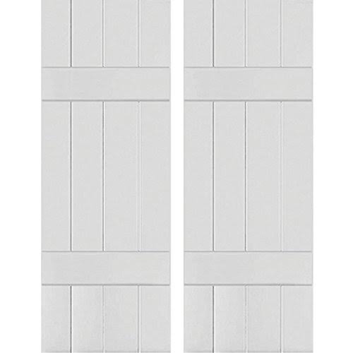 Real Wood Pine Board-n-Batten Shutters J87504