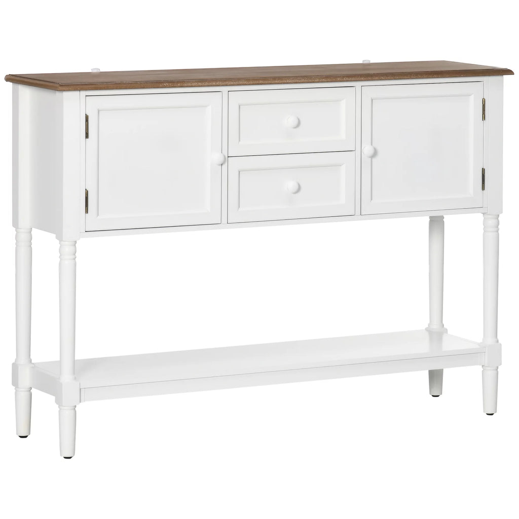 White Console Table with 2 Drawers M530