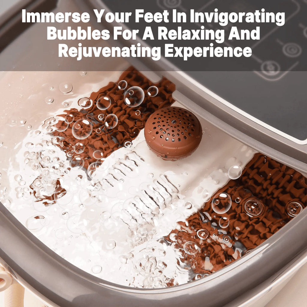 Foot Spa Bath Massager with Heat Bubbles Massage & Jets O4611