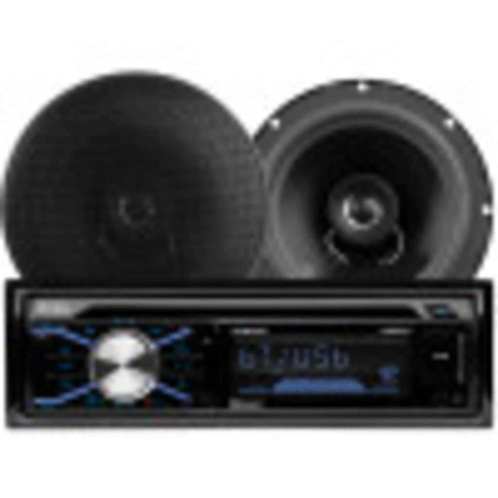 Single Din Car Stereo and Speakers S666