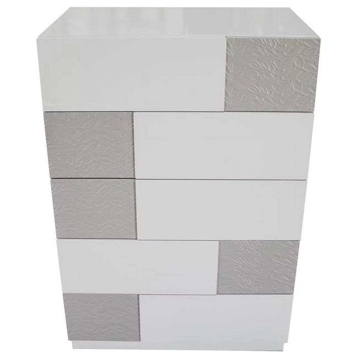Gray 5-Drawer Chest C552