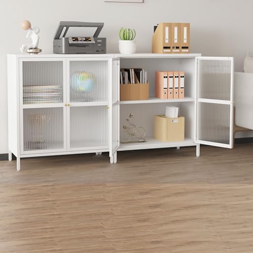White 2 Door Steel Storage Cabinet R511
