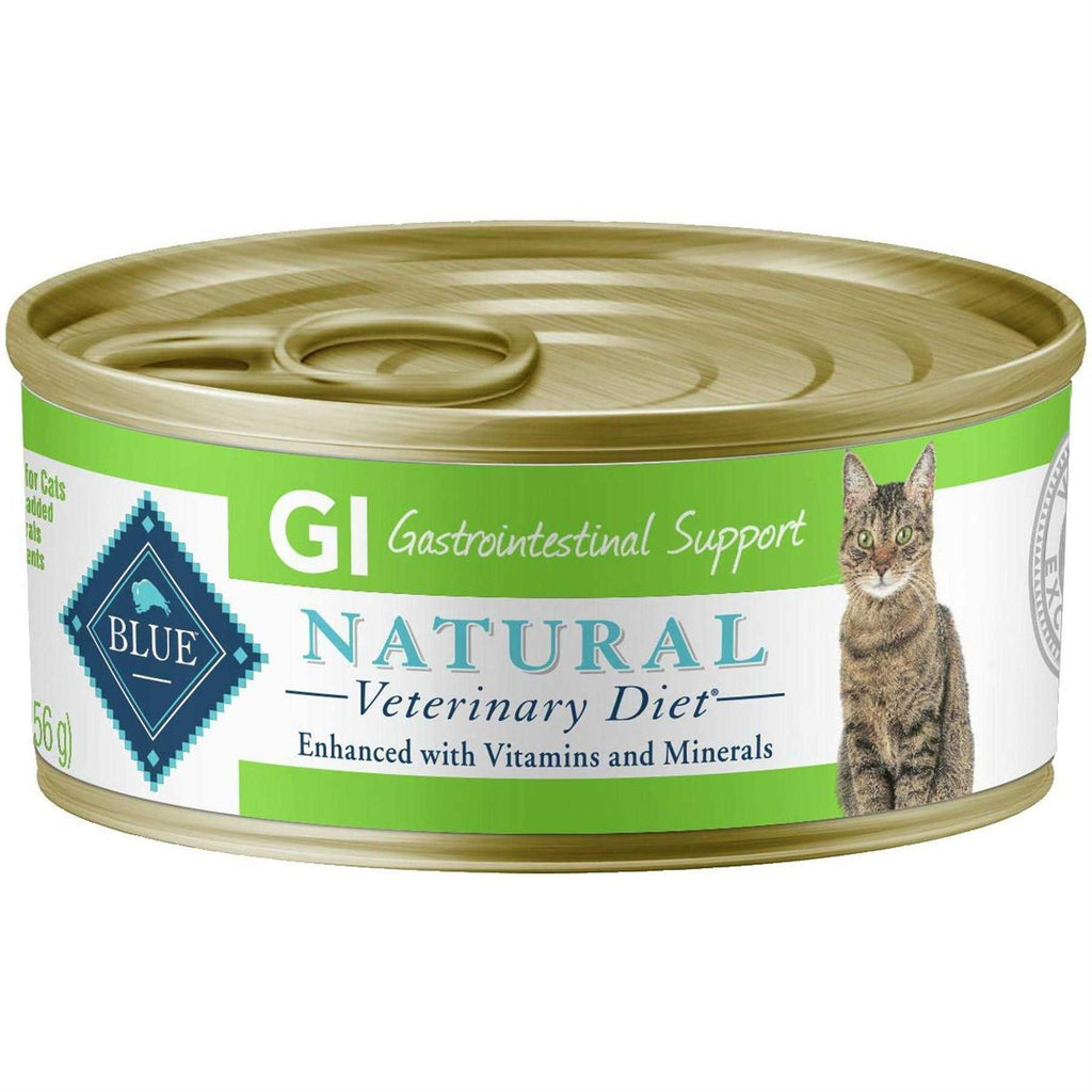 Blue Natural Veterinary Diet Gastrointestinal Support Canned Cat Food 24/5.5 oz J4798