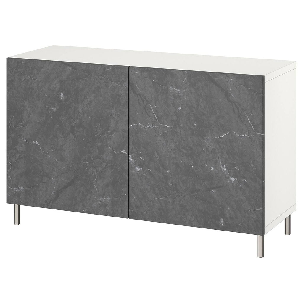 White Storage Combination with Doors W141175
