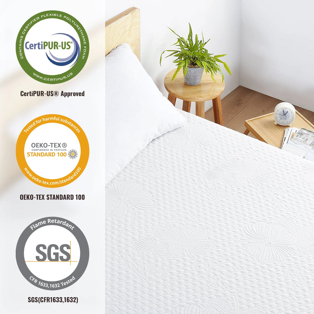 10 Inch Gel Memory Foam Mattress Medium Firm Twin Size Z65397