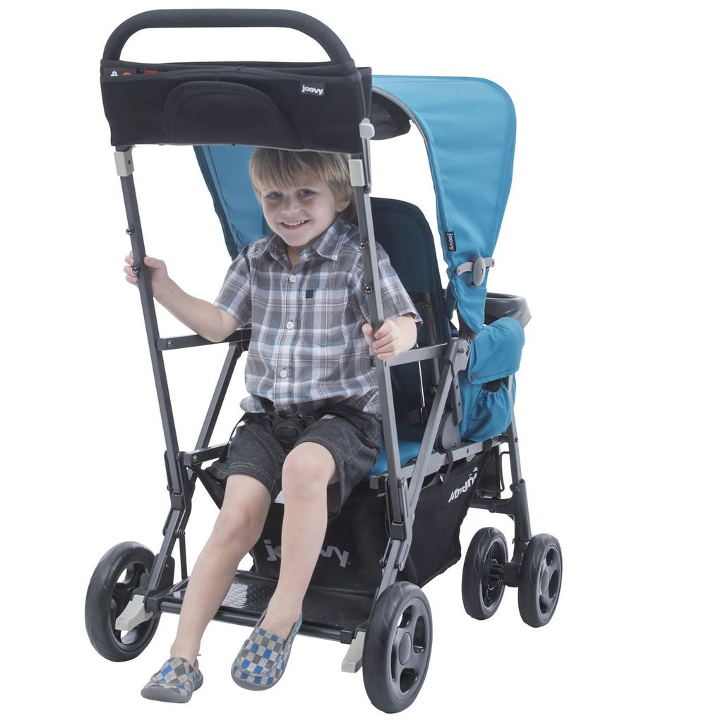 Black Stand-On Tandem Stroller U385152