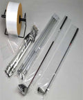 1.5 Mil Clear Poly Tubing, 2900 ft. x 24x22 Width M837155