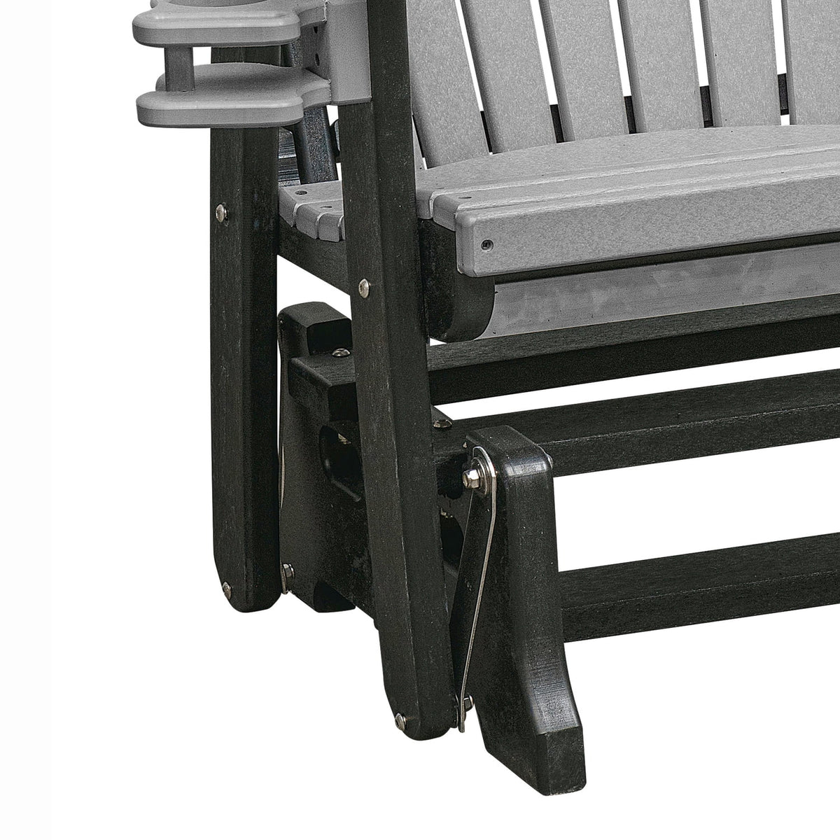 Light Grey Back Glider with Black Base I61245