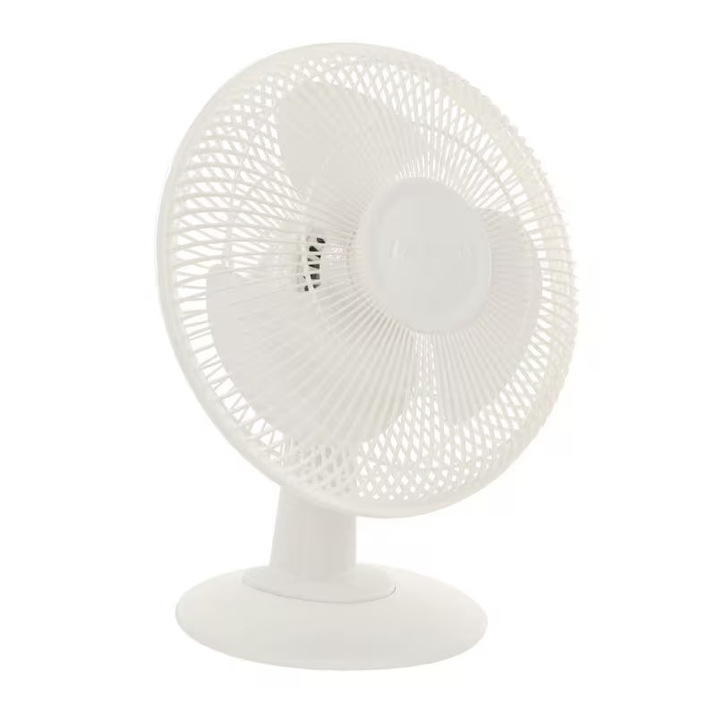 White 3 Speed Oscillating Table Fan N669739