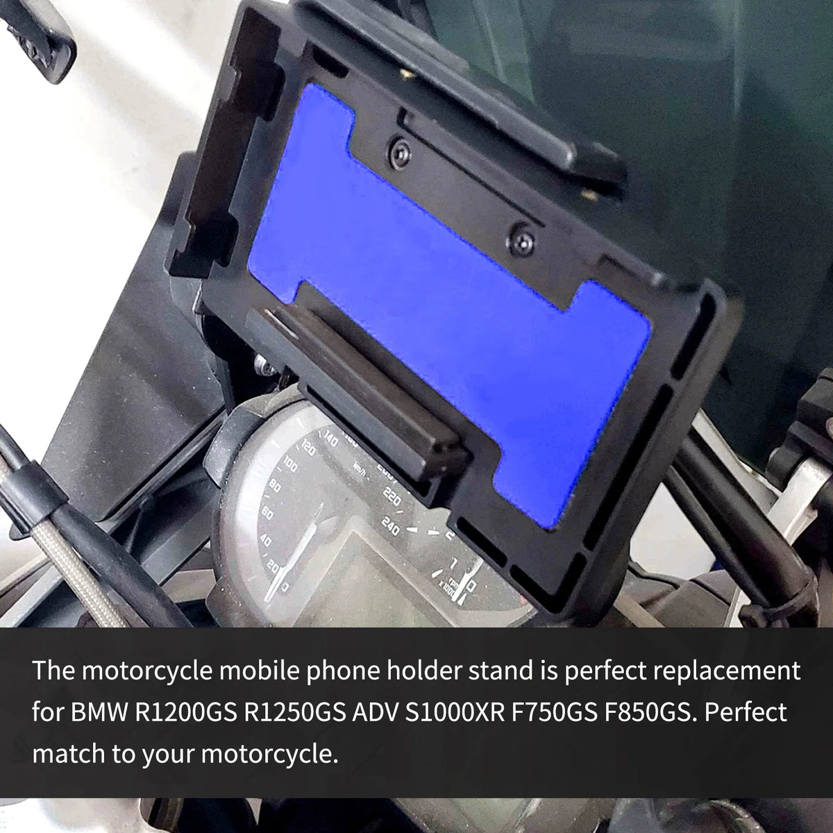 Wireless Motorcycle Cellphone Mount with Car Charger J93185