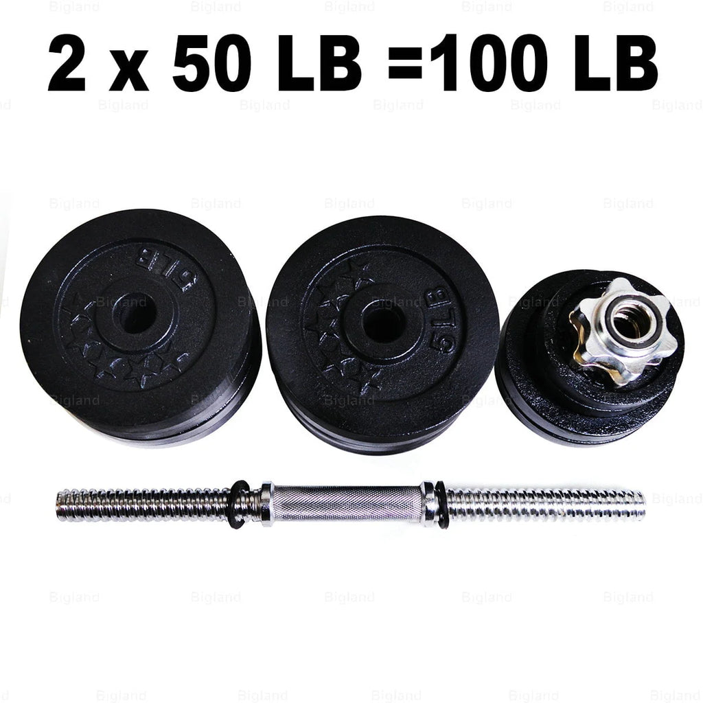 2 x 50lb Adjustable Dumbbells Set S8298