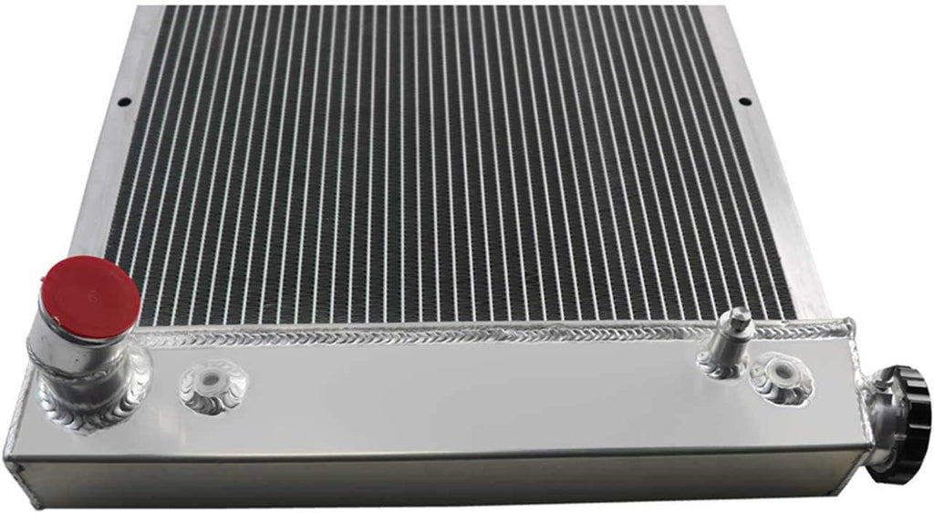 4 Row Aluminum Radiator with 2 x 12" Fan and Shroud E344303