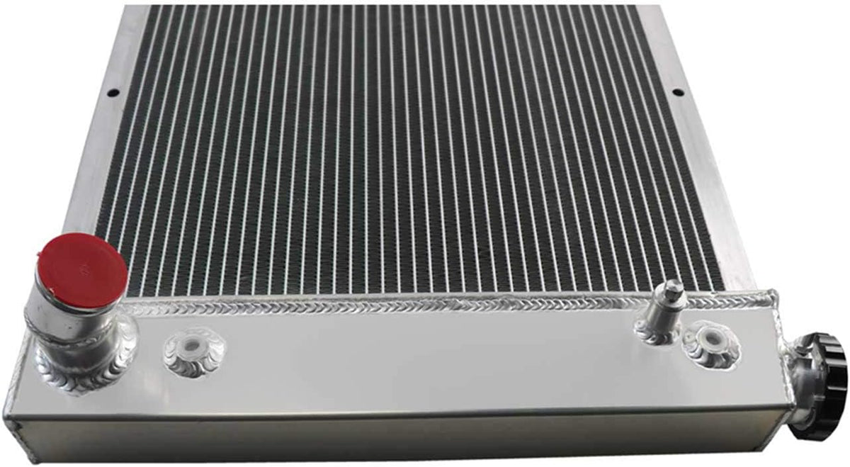 4 Row Aluminum Radiator with 2 x 12" Fan and Shroud E344303