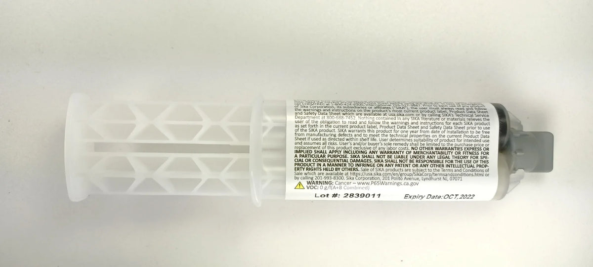 Black Plastic & Metal Adhesive G400231