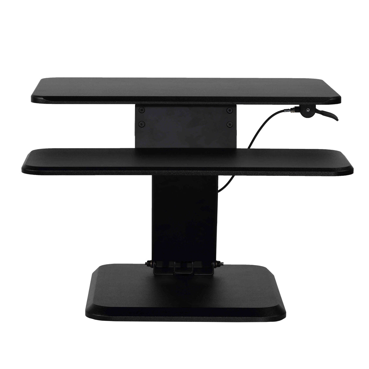 Adjustable Sit to Stand Desktop Monitor Stand, Black E494288