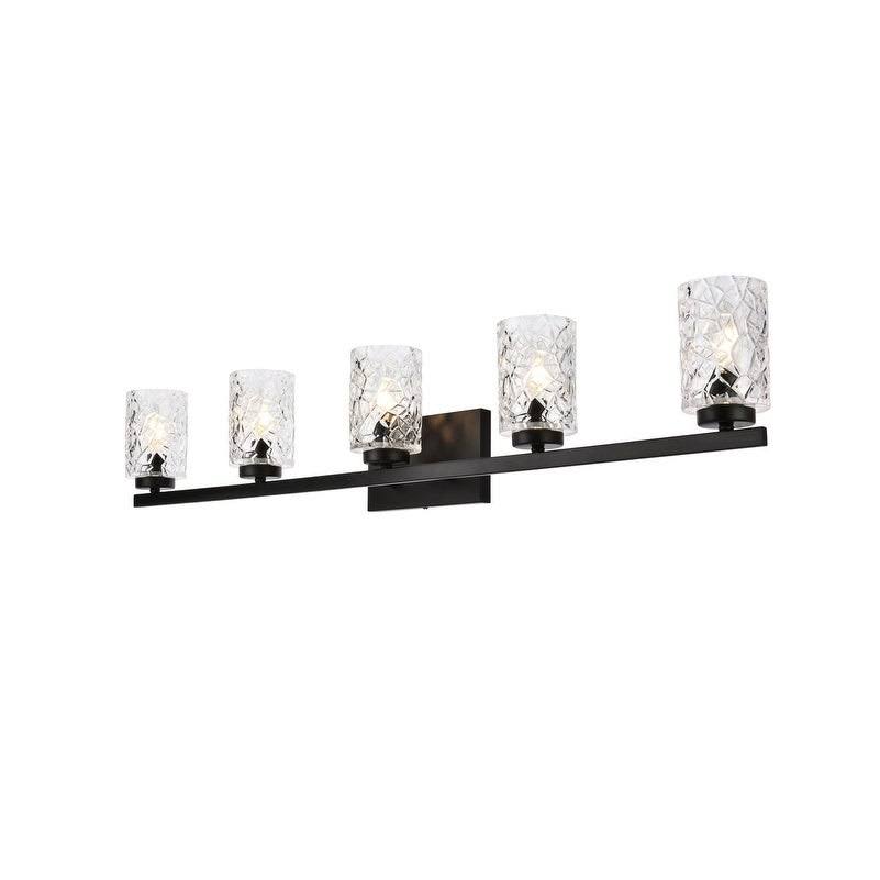 5 Light Bath Sconce with Clear Shade A848345