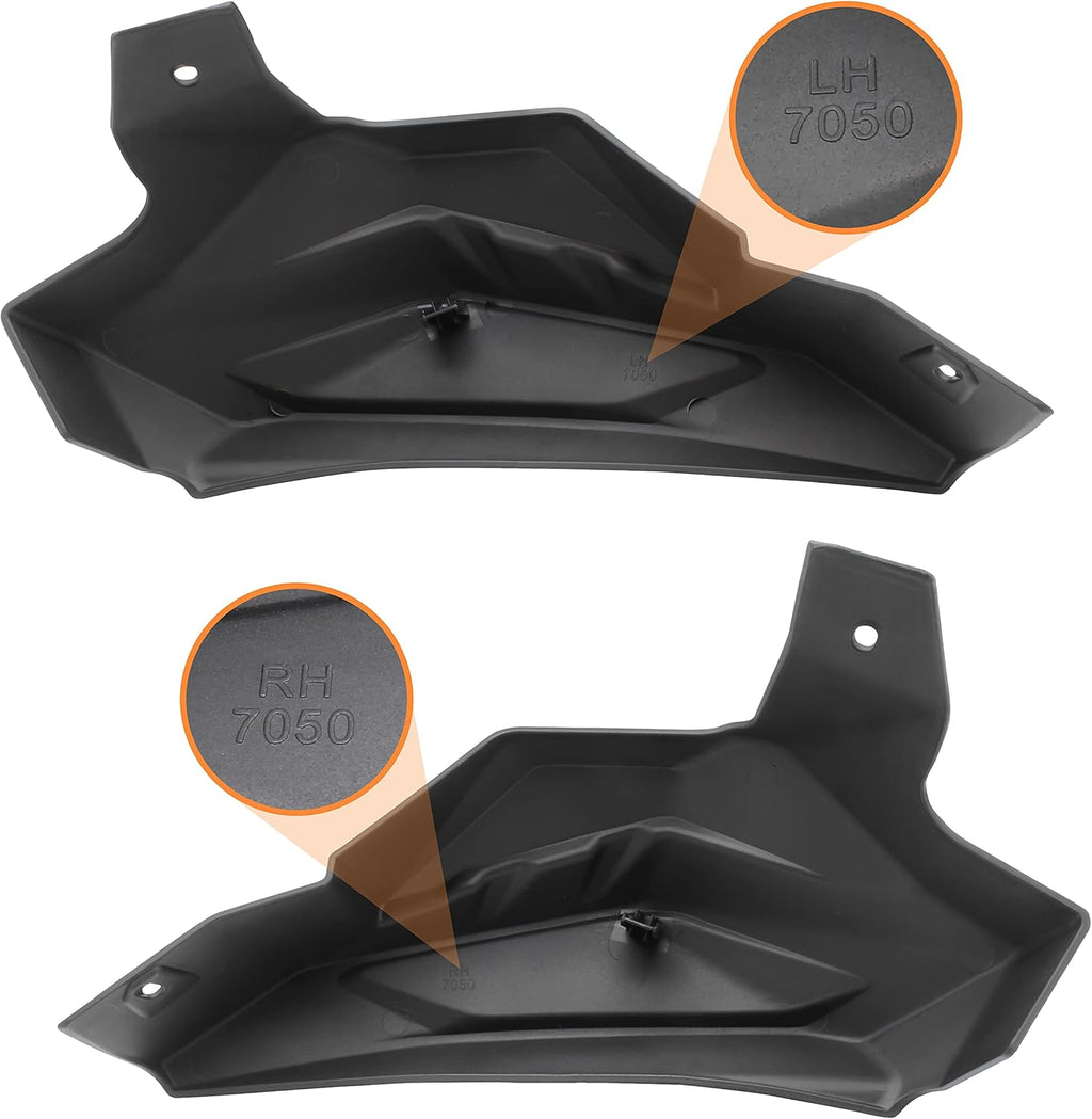 Rear Cage Trim Plastic Cover for Maverick X3, C Pillar Protection Shield Guard Plate, 2PCS U17249
