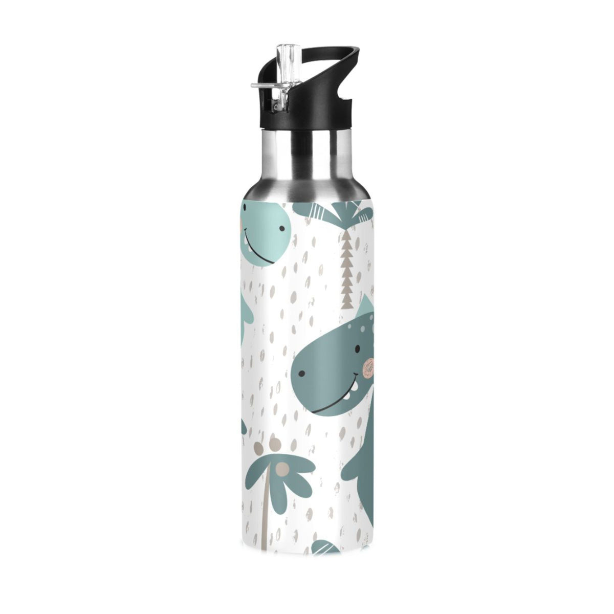Stainless Steel Insulated Water Bottle with Straw Lid T507