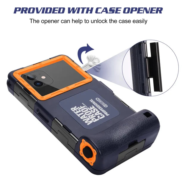 Waterproof Protective Case for Samsung Galaxy S20 5G UW and All Phones Up to 6.9 Inch O48546