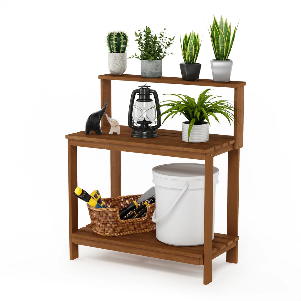 Natural Wood Potting Bench V7992