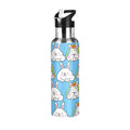 20 oz Insulated Stainless Steel Water Bottle with Straw Lid V76433