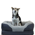 Gray Orthopedic Dog Bed H789