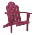 Red Wood Outdoor Chair with Arm Rests X103103