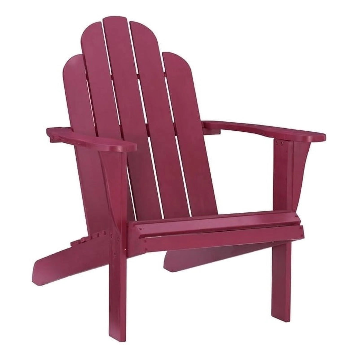 Red Wood Outdoor Chair with Arm Rests X103103
