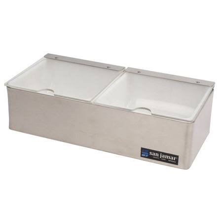 2 Quart Condiment Center with Notched Lids T807106