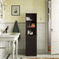 Espresso Linen Cabinet T7816