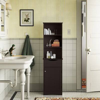 Espresso Linen Cabinet T7816