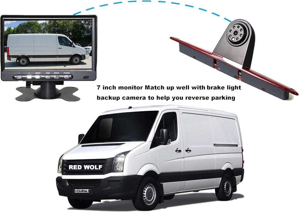 7'' TFT LCD Monitor Backup Camera Kit for Sprinter Vans R947915