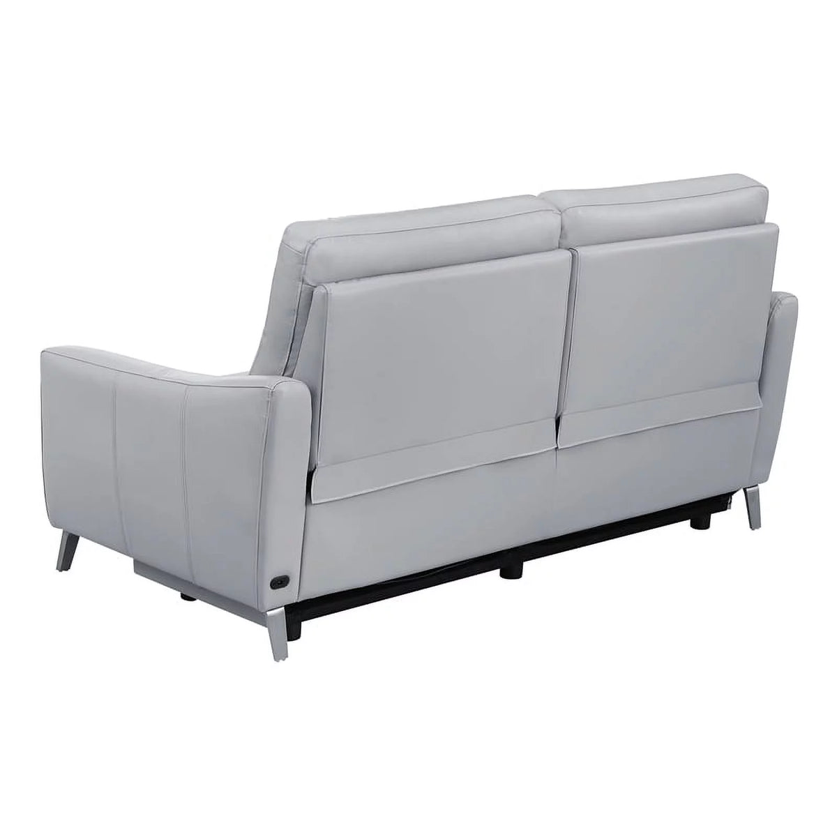 Gray Faux Leather Power Sofa T18910
