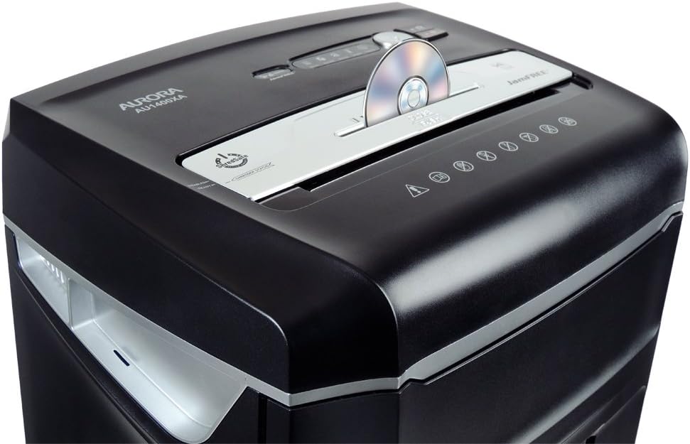 14-Sheet Crosscut Paper Shredder with Pull-Out Wastebasket X330