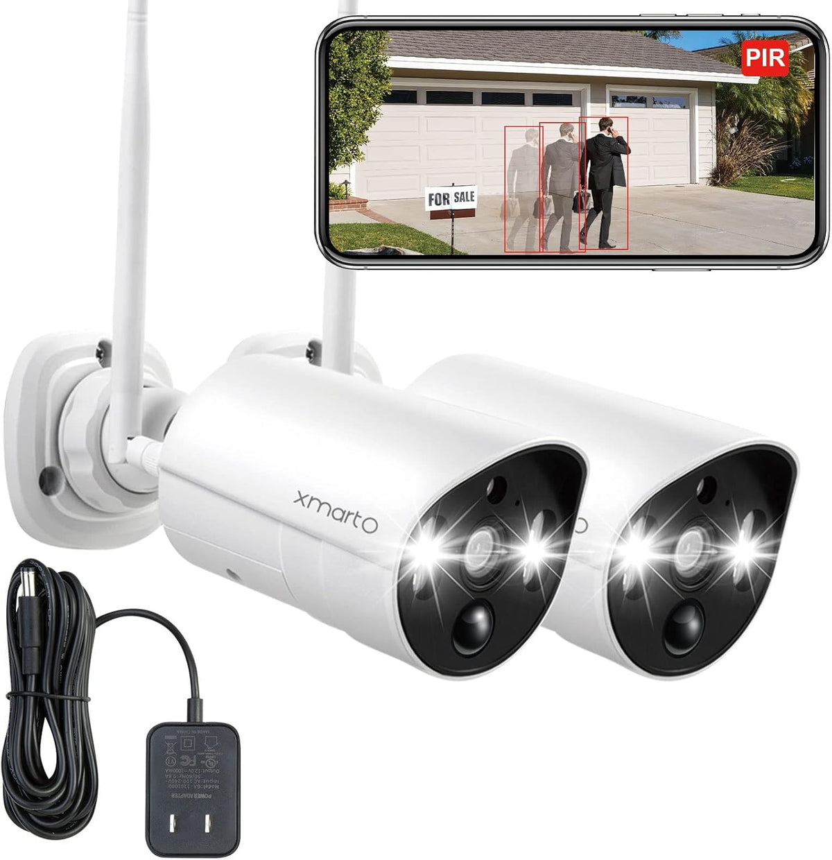 2K HD Wireless Security Camera with Color Night Vision P4808