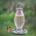 Vintage Glass Hummingbird Feeder M5003