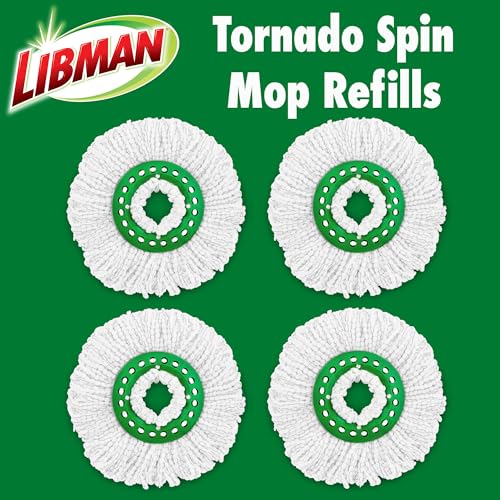 Microfiber Spin Mop Refills, Pack of 4 U567