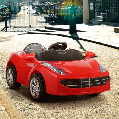 Red Electric Sports Car W597