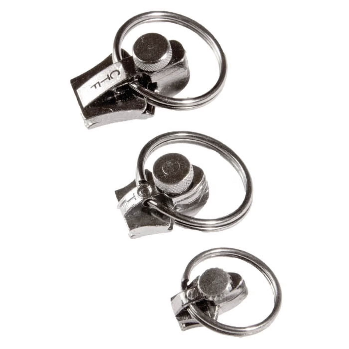 Black Nickel Zipper Repair Kit 3 Pack J271