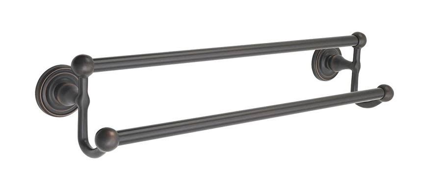 Satin Nickel Double Towel Bar B56120