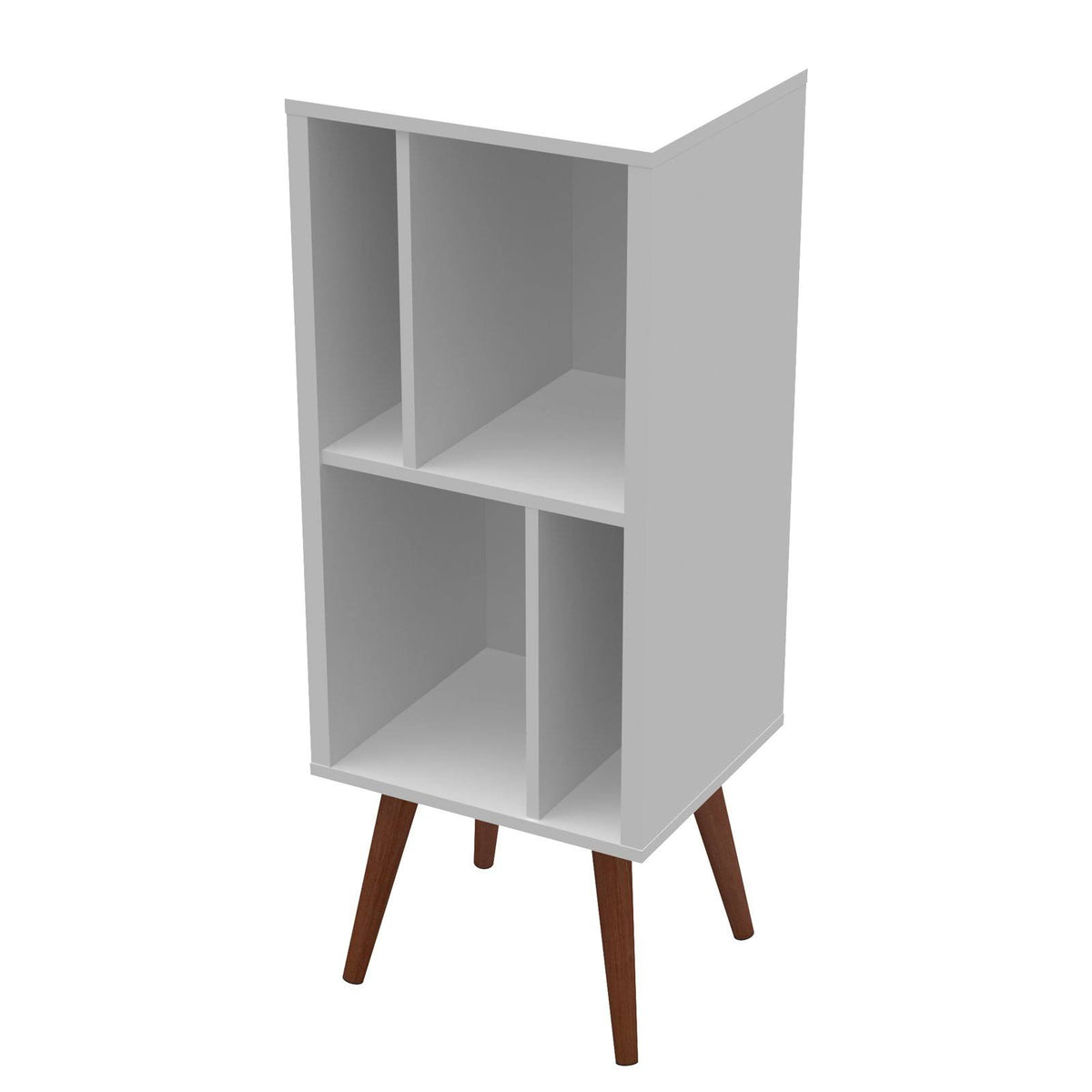 Large White Cubby Bookcase T157