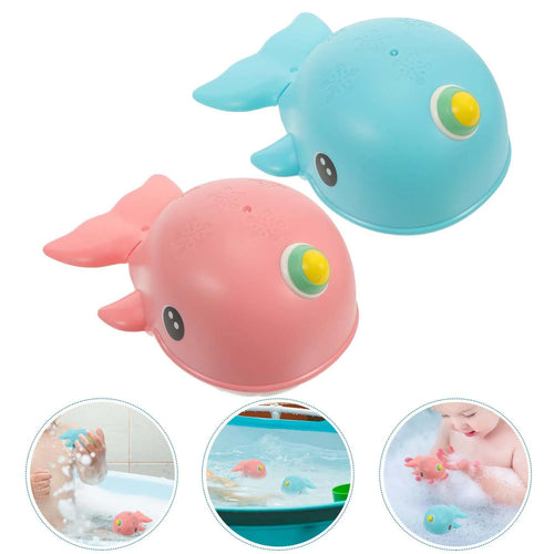 2 Pcs Wind-up Bathtub Toys T921