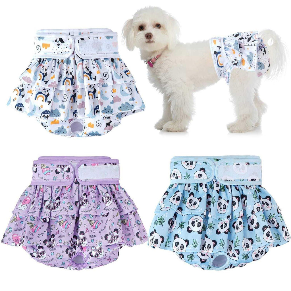 Washable Female Dog Diapers 3 Pack Reusable R9467