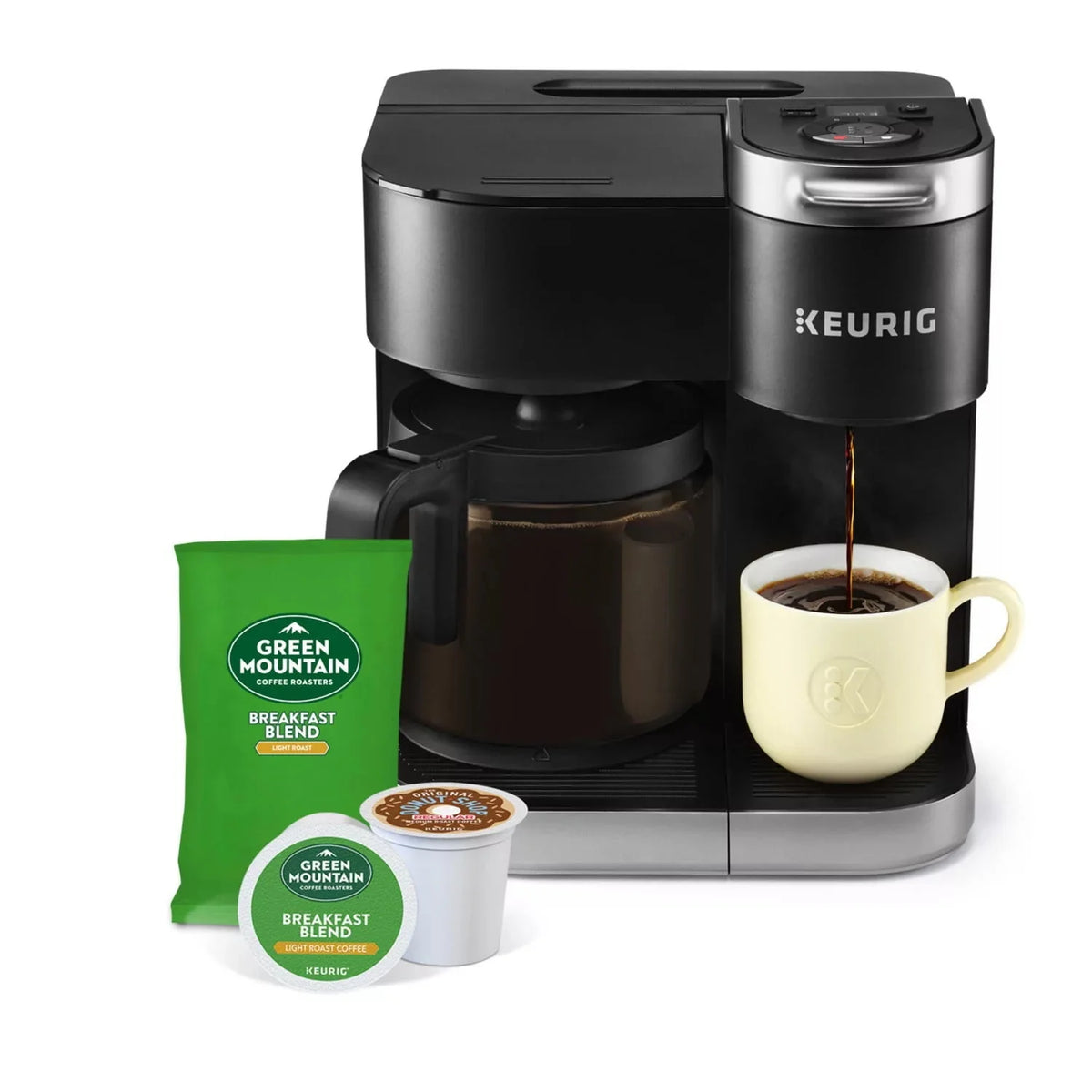 Single Serve and Carafe Coffee Maker F8900