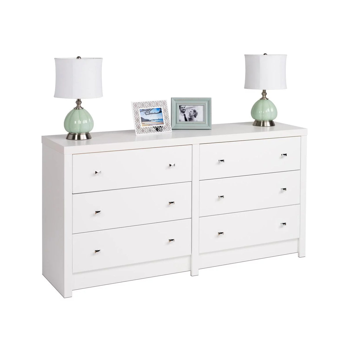 5 Drawer White Wooden Dresser M84610